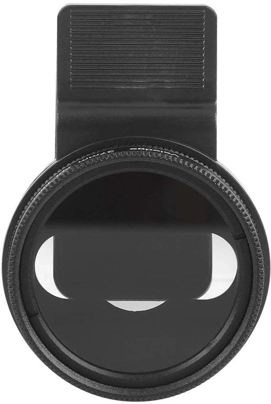 Filtro Clip per Telefono cellulare Polarisatore 37 mm - Riduce Riflessi - Migliora la Qualità dell'Immagine - Materiale Plastico/Alluminio
