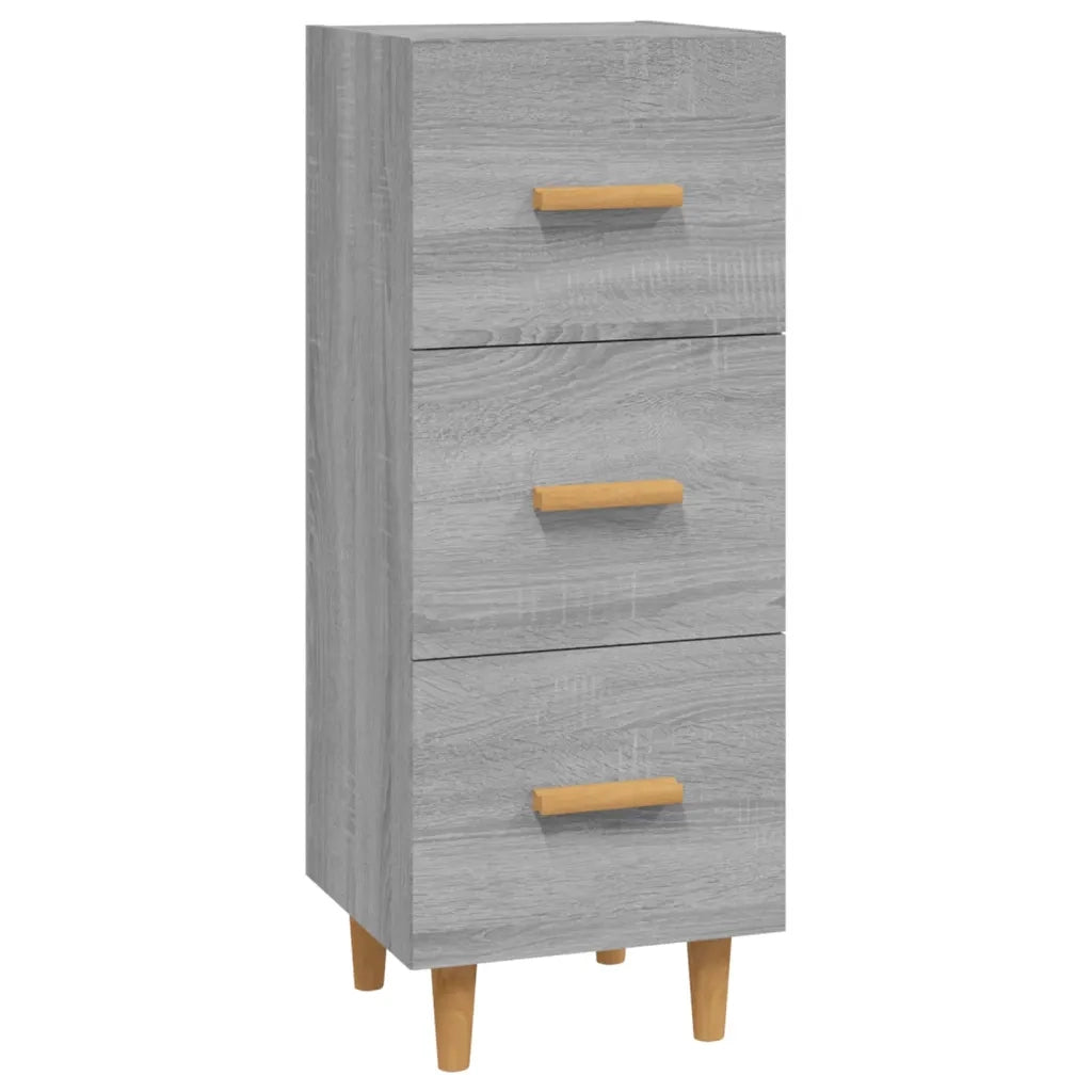 Credenza Grigio Sonoma 34,5x34x90 cm in Legno Multistrato 817409