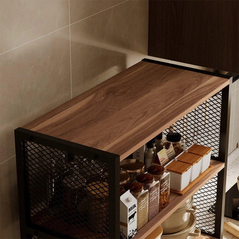 Credenza/Cassettiera in stile loft marrone chiaro, stile industriale, mobile autoportante con ripiano e cassettiera, 151 cm