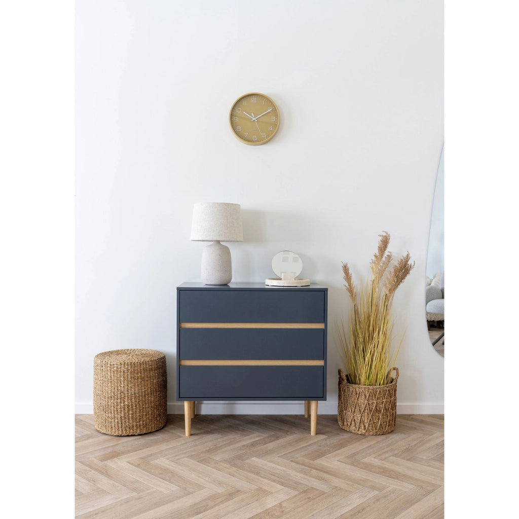 Pouf Rivera in Seagrass e Cotone Naturale — O40×40 cm