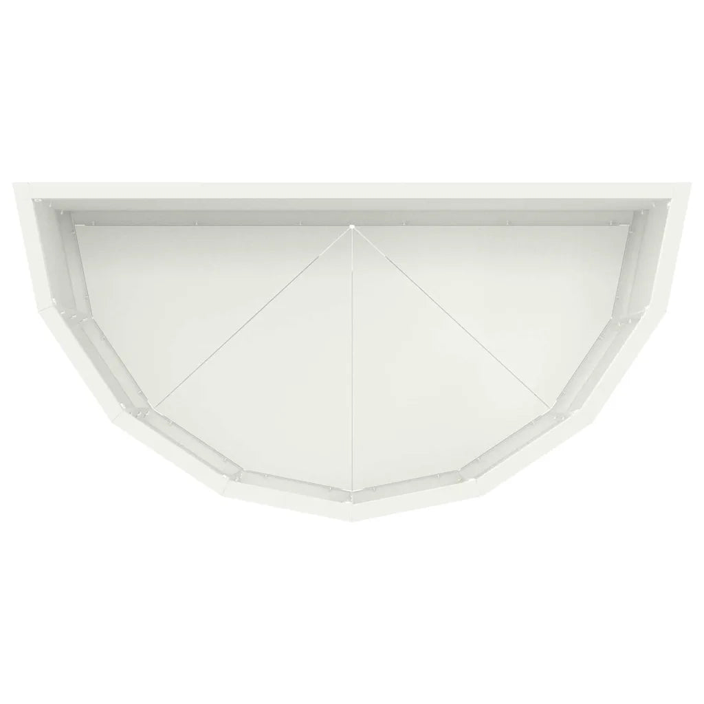 Fioriera | Cassetta per fiori | Vaso Bianco 60 x 30 x 35 cm Acciaio