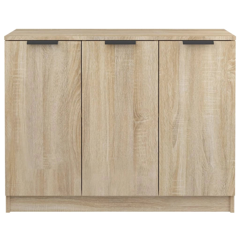 Buffet credenza cassettiera armadio mobile contenitore organizer cucina soggiorno rovere Sonoma 90,5 x 30 x 70 cm legno ingegnerizzato marrone 02_0031728