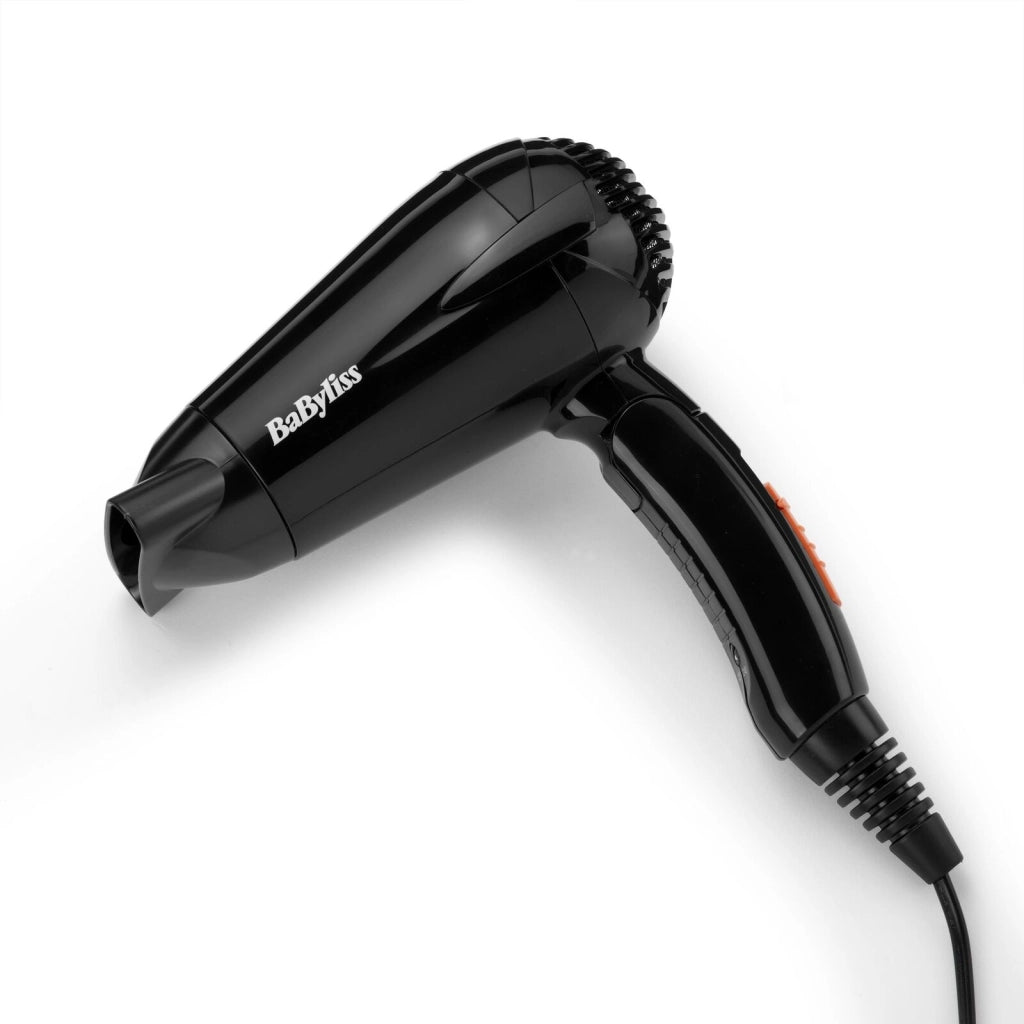 BaByliss Travel Dry 2000 asciuga capelli 2000 W Nero