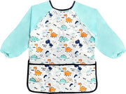 Schort per bambino acqua resistente con maniche lunghe - Blu chiaro 3-8 anni