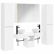 Set di mobili per il bagno 6 pcs Bianco 3407183