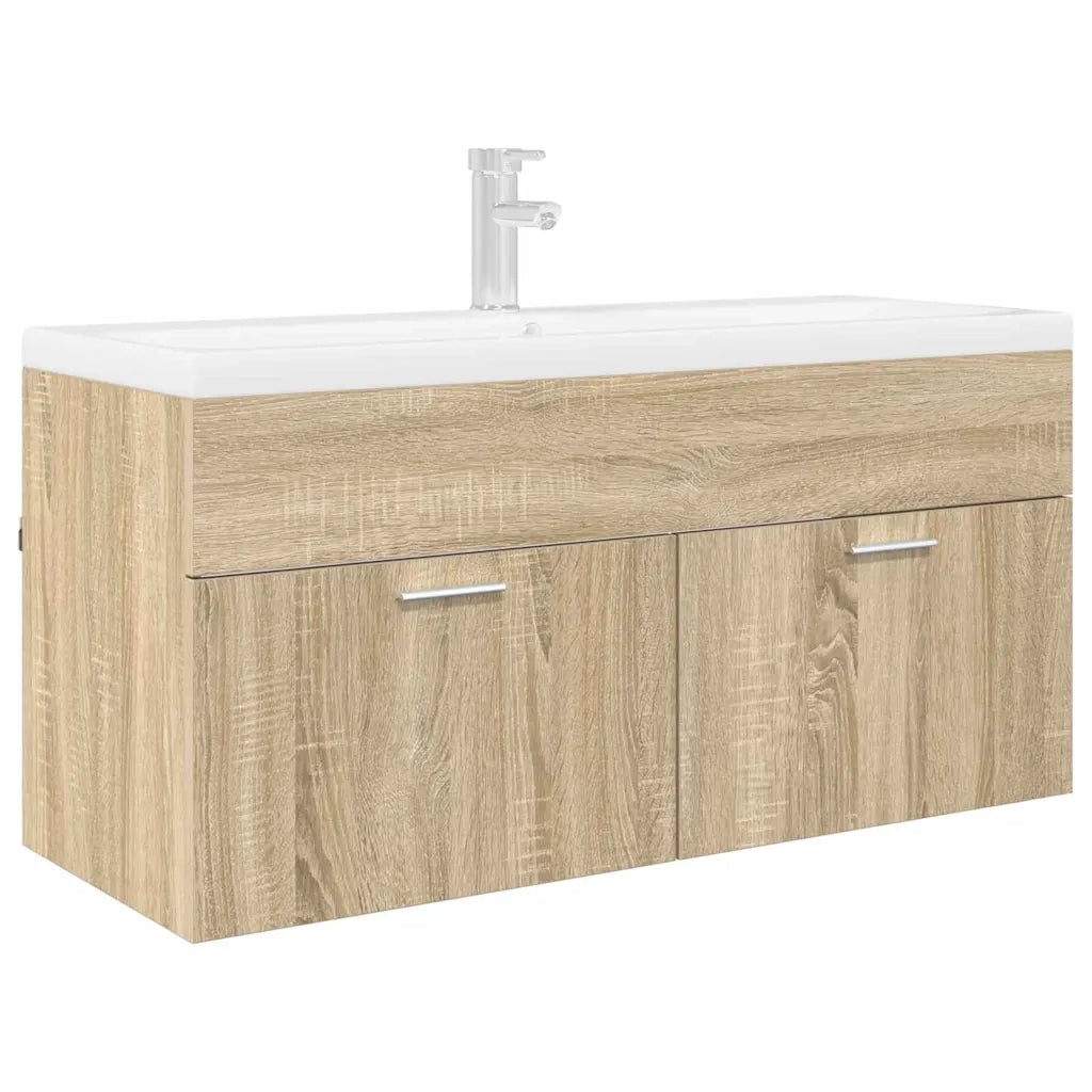 Armadio sottolavello con porta Rovere Sonoma Legno multistrato