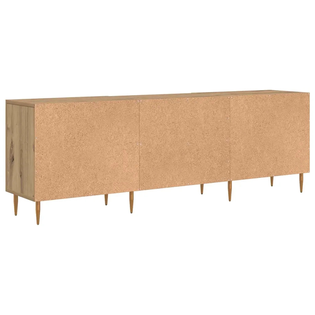 Mobile TV-Credenza per TV-Console TV rovere artigianale 150 x 30 x 50 cm Legno multistrato 889264