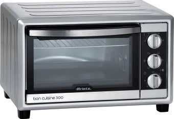 Ariete 985 forno elettrico ventilato 30 litri - bon cuisine 300 - doppio vetro - temperatura max 230° - 1500 watt - 6 posizioni cottura - timer 60’ - ARI985