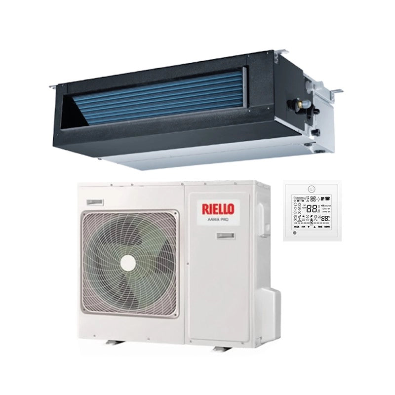 Condizionatore Canalizzato Riello 24000 Btu Aaria Pro AMD 70 PB R-32 Con Comando a Filo di Serie
