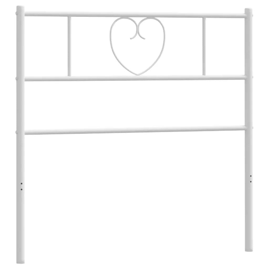 Testiera di Ricambio in Metallo Bianco 75 cm 355538