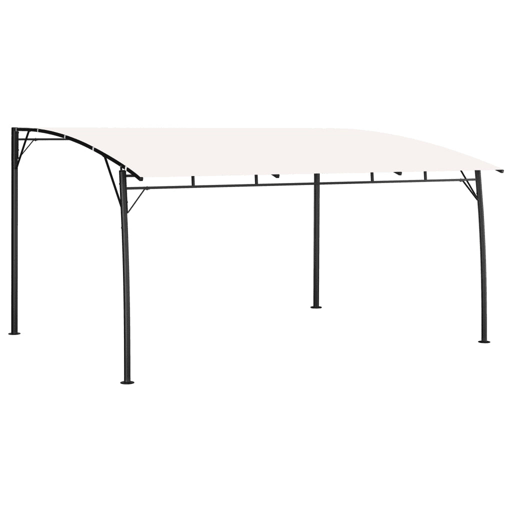 Tenda Parasole da Giardino 4x3x2,55 m Crema 47976