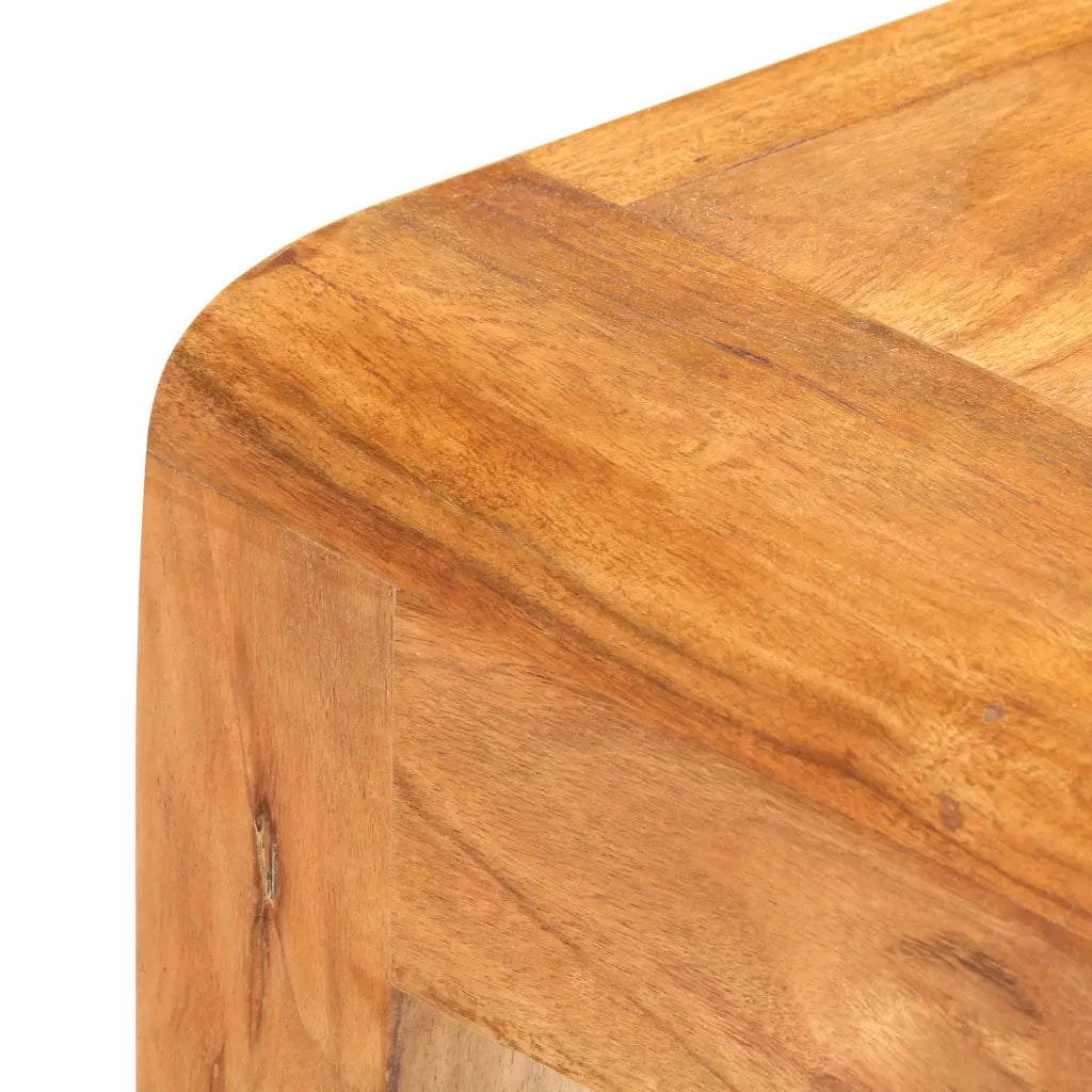 Tavolo Consolle 110x40x76 cm Massello Acacia Finitura Ambra 289629