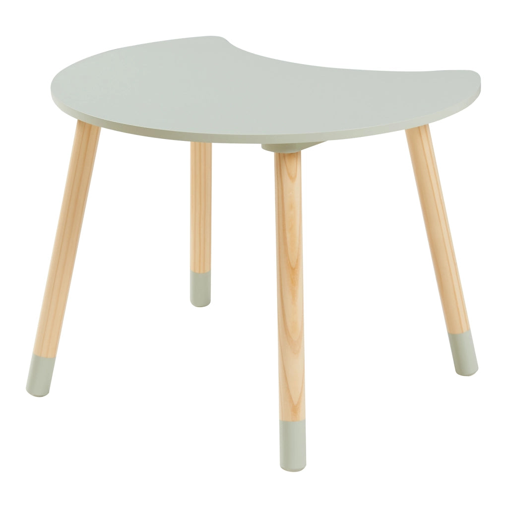 Set Lallega di 2 Mobili per Cameretta Scrivania e Sedia - Verde Menta/Naturale [en.casa]