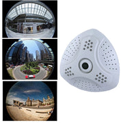 Trade Shop - Telecamera Panoramica Fish Eye 360° Gradi Digitale Ahd Led Grandangolo Soffitto -