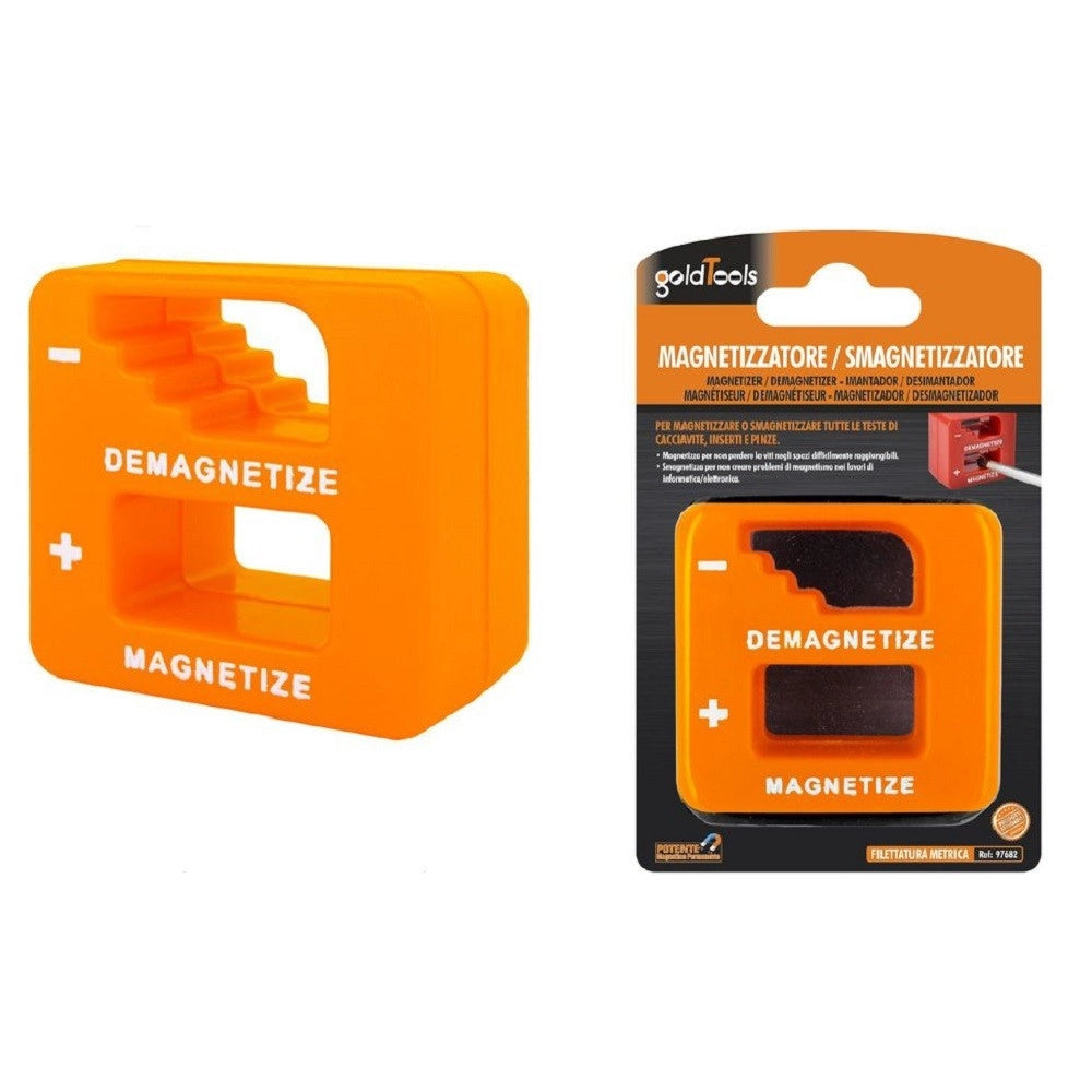 Trade Shop - Magnetizzatore/smagnetizzatore Per Cacciaviti Giraviti Pinze Punte Inserti 97682 -