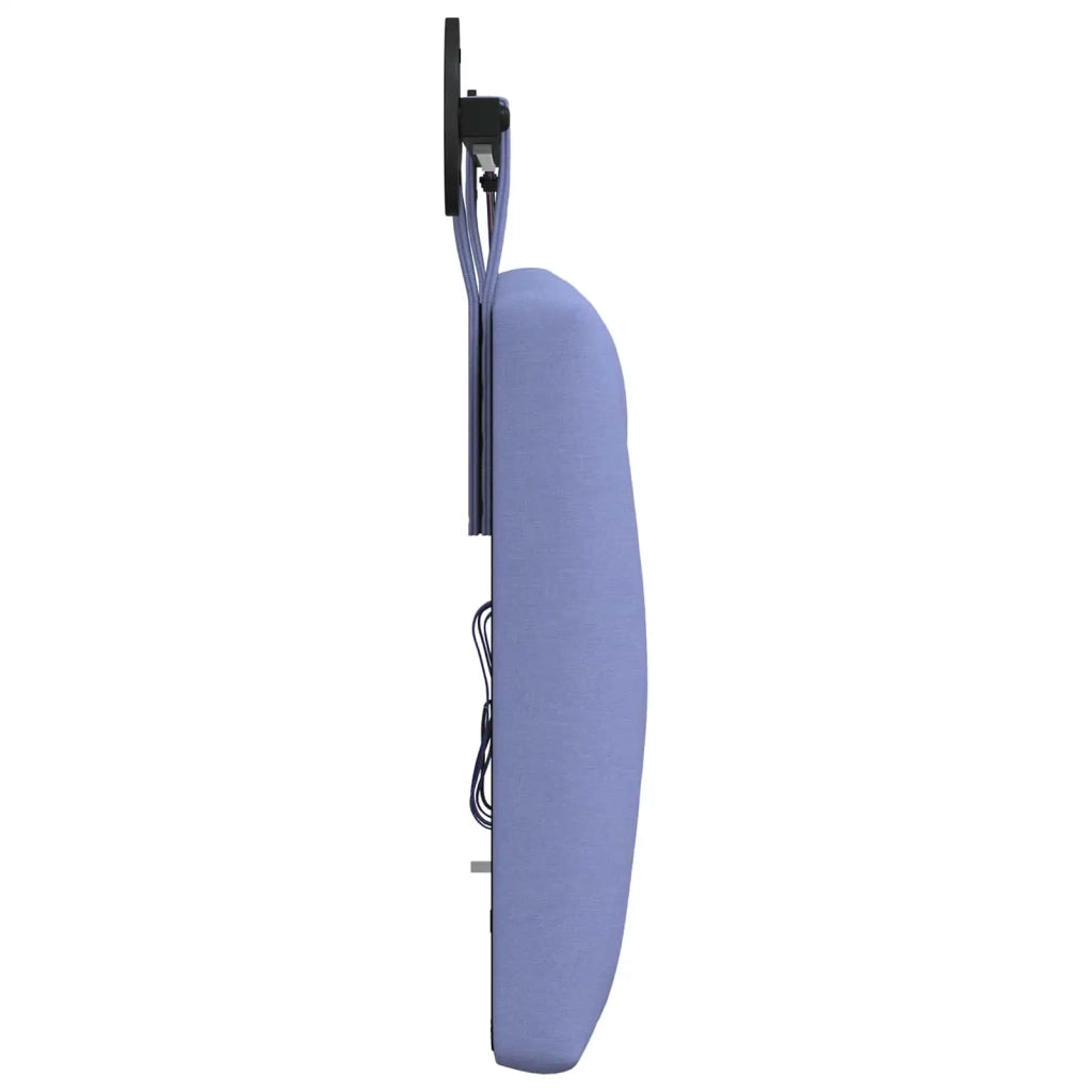 Testiera | Testata sospesa Con luce LED Blu jeans Tessuto