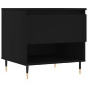Tavolino da salotto | Tavolino da caff¨¨ | Tavolino da Soggiorno Nero 50x46x50 cm in Legno Multistrato