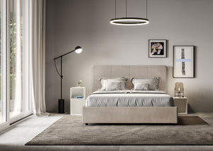 Letto Matrimoniale Francese 140x200 cm Senza Rete Mika Sabbia