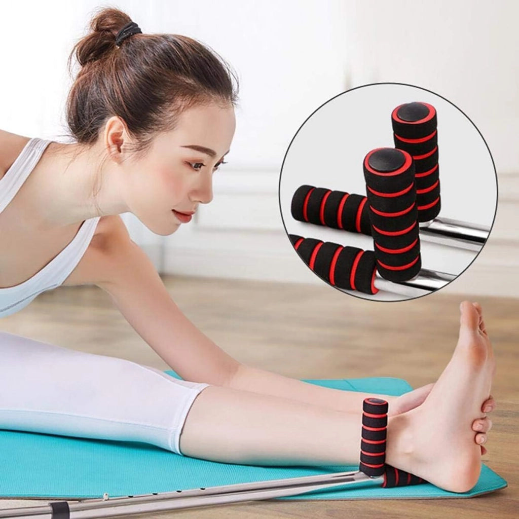 ESTENSORE GAMBE 3 BARRE TELESCOPICO DANZA KARATE YOGA FITNESS STRETCHING 90240