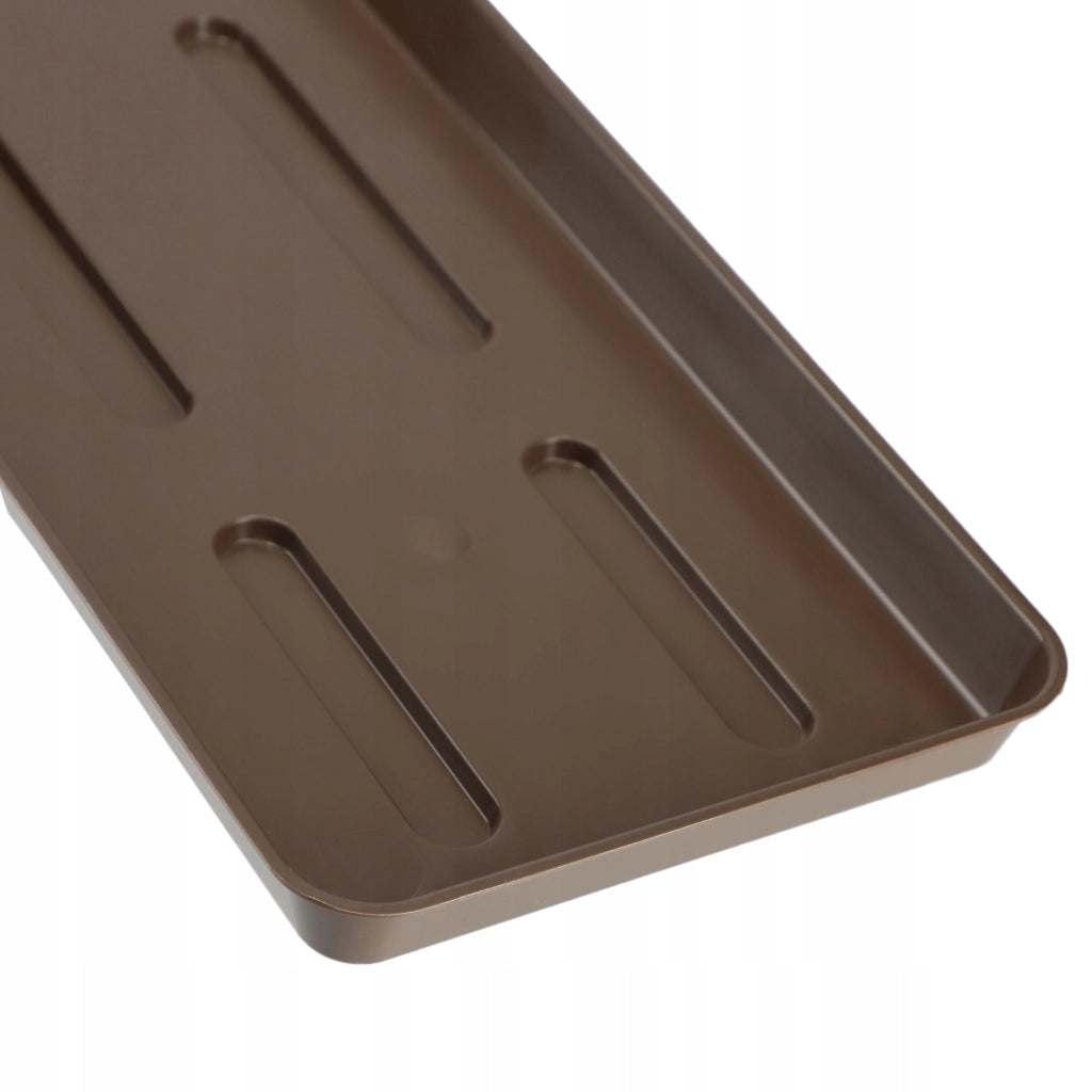 Supporto per vaso da fiori KADAX 40 cm, fioriera da balcone, vassoio in plastica