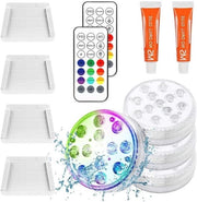 Illuminazione LED a Colori Cambiante RGB per Piscina - Set da 4