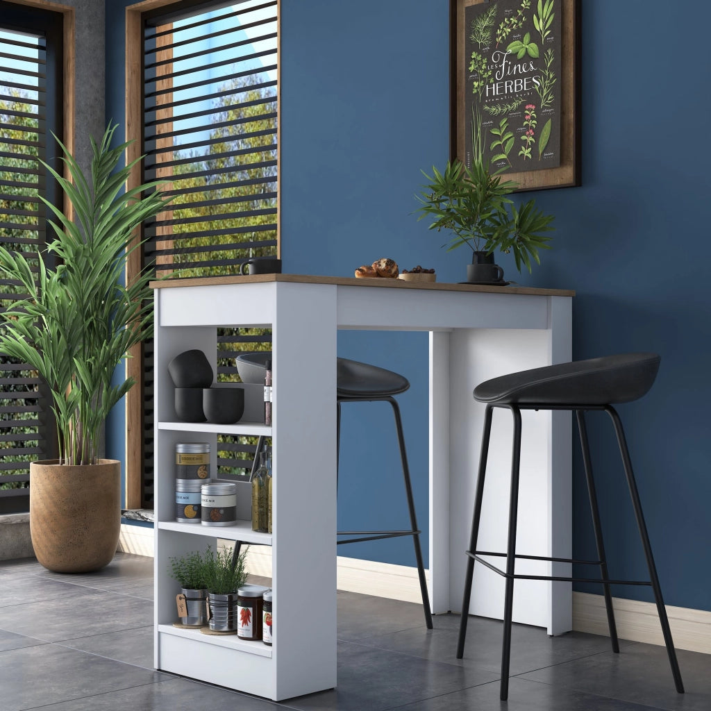 Tavolo da pranzo in legno "Juan" - 120 x 50 x 100 cm - Marrone