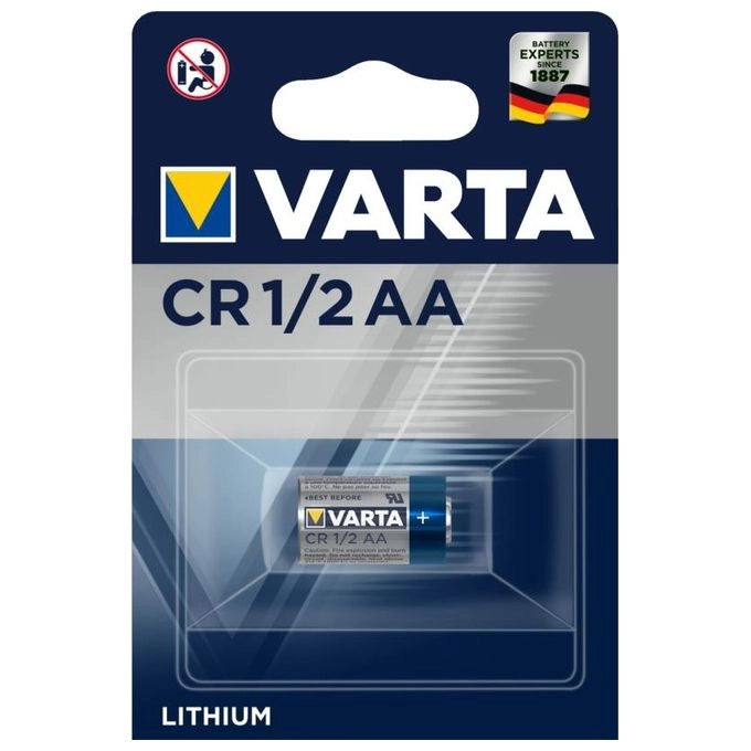 Varta CR1-2AA Batteria al Litio CR14250 3V 700 mAh 1 pz Litio Primario Cilindrico