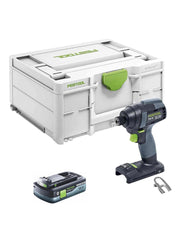 Avvitatore ad Impulsi FESTOOL TID 18-Basic (1 x 4,0 Ah + Systainer SYS3 M 187)