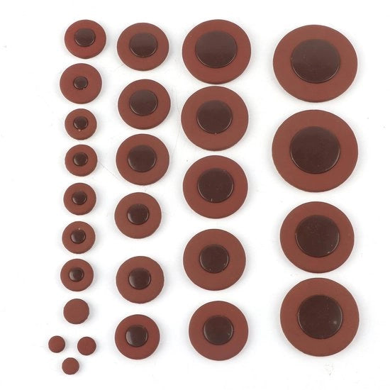 Accessori per Saxofono - Set di Pannelli 26 pezzi - Materiale in Pelle di Agnello di Alta Qualità - Kit di Ricambio - Accessori - Diversi Format - Pratico e Duraturo - Accessori per Saxofono