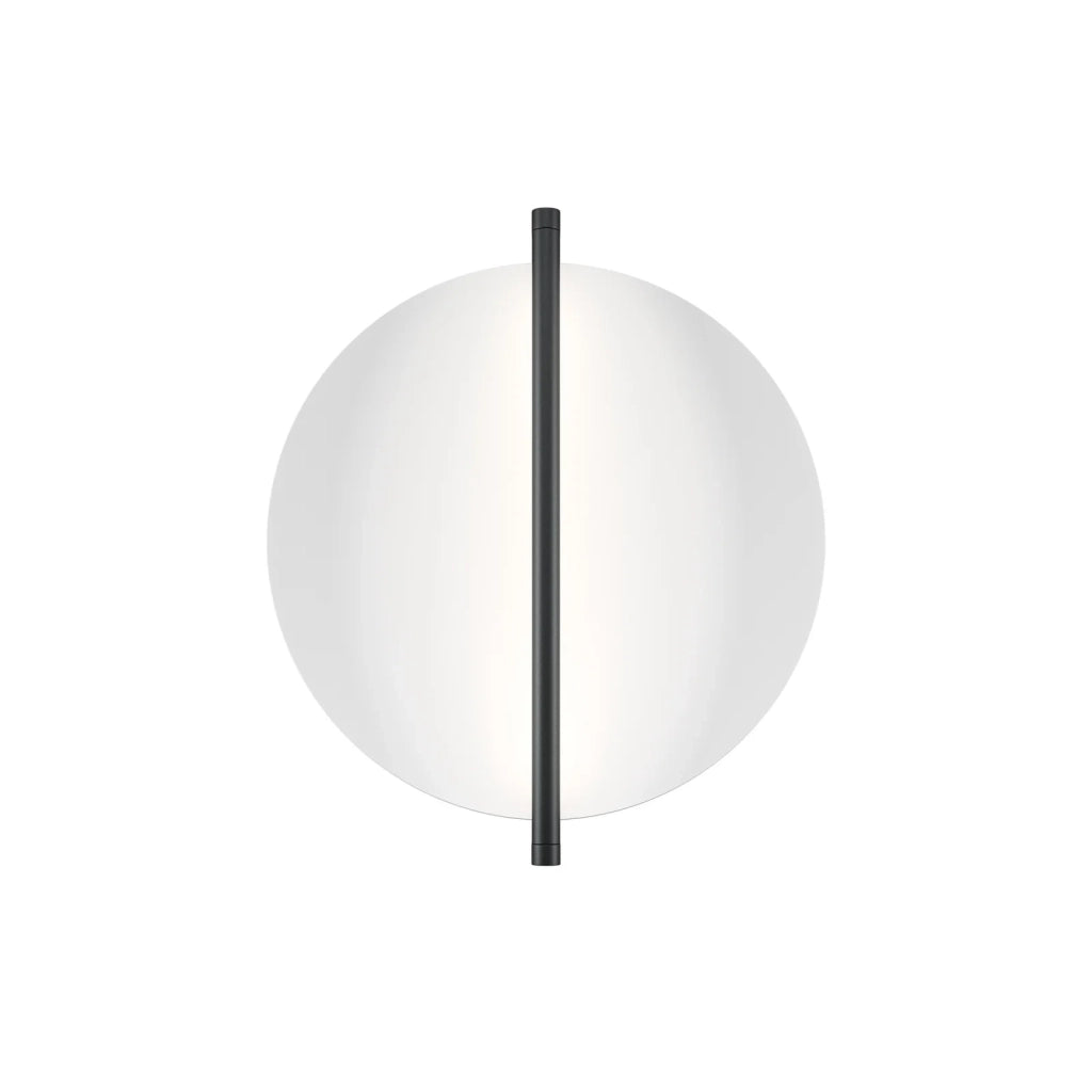 Maytoni Applique moderna Mira 1 luce LED integrato nero alluminio