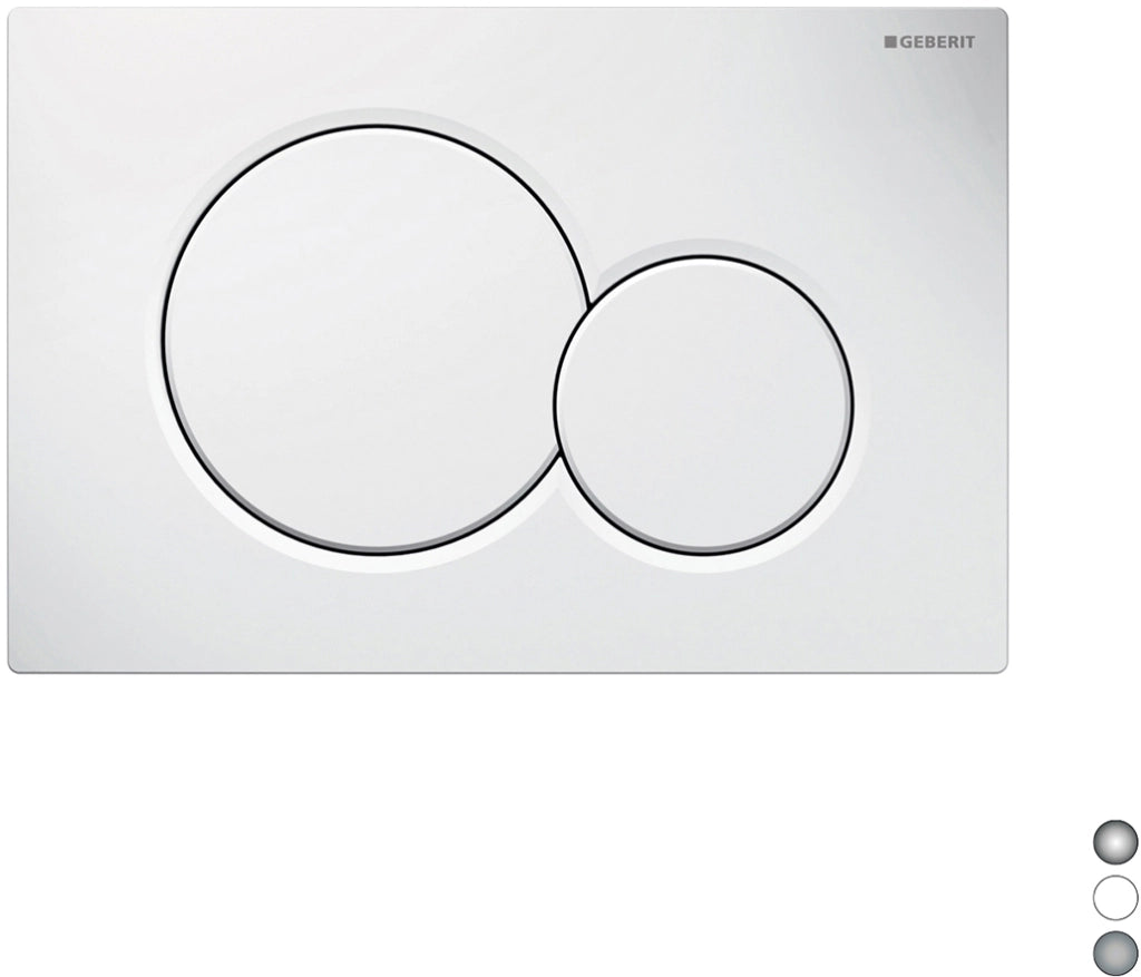 Placca di comando Geberit Sigma01 cromo-opaco