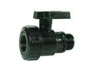 VALVOLA SFERA FILETTATA MASCHIO/FEMMINA CON GHIERA IN POLIPROPILENE  MF 11/4