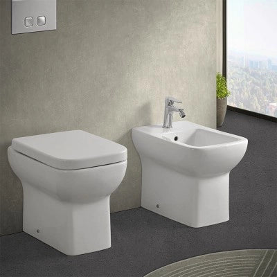 Copriwater originale per vaso filomuro Ginevra chiusura soft-close