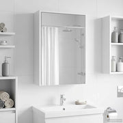 Mobiletto per specchio da bagno Bianco 43 x 16 x 62.5 cm 889135