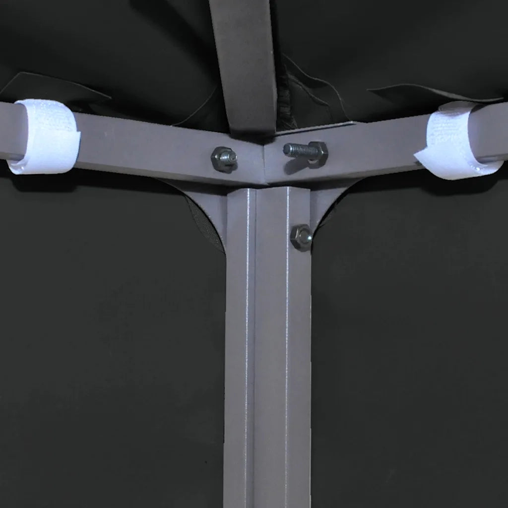 Copertura Superiore per Gazebo a 2 Strati 310 g/m2 3x3 m Nera CFW2834078