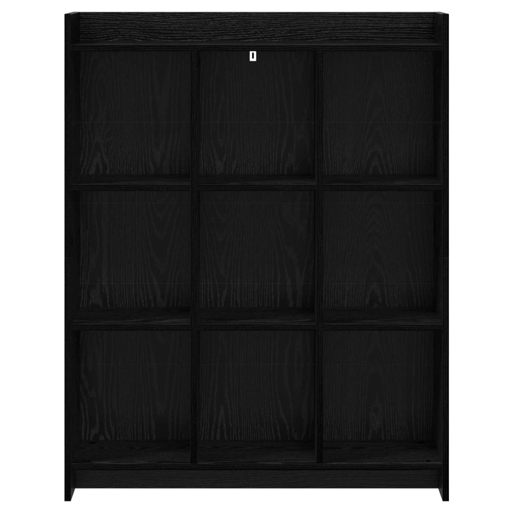 Libreria Rovere Nero 87,5 x 30 x 111 cm Legno ingegnerizzato 8011292
