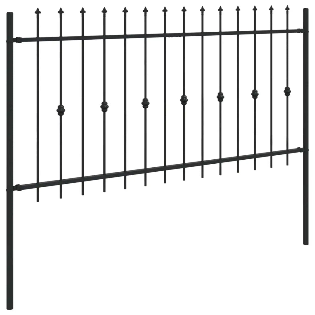 Recinzione a punte Asten Nero 200 x 150 cm