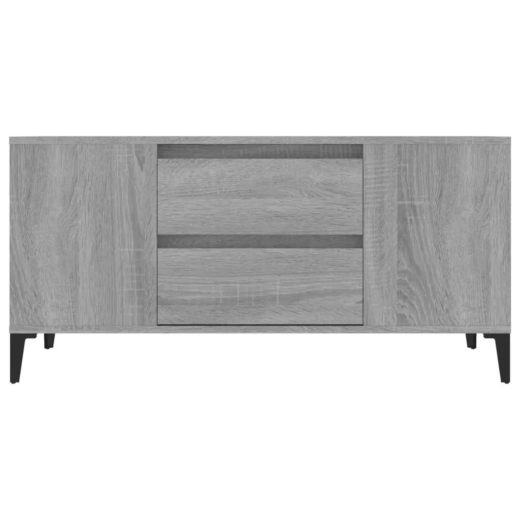 Mobile Porta TV Grigio Sonoma 102x44,5x50 cm Legno Multistrato cod mxl 26787