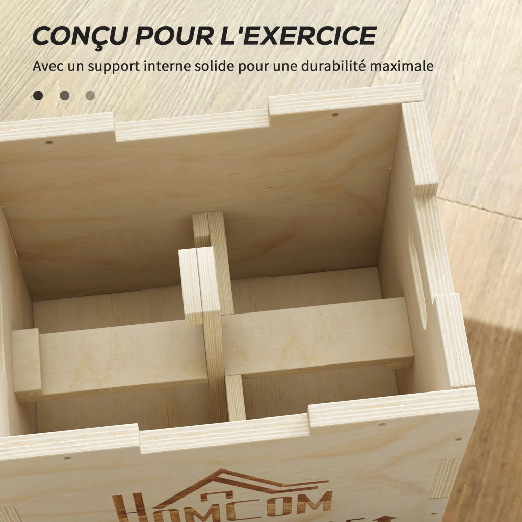 Plyobox per allenamento pliometrico ¨C Zephmum ¨C 40,5x35,5x30,5 cm