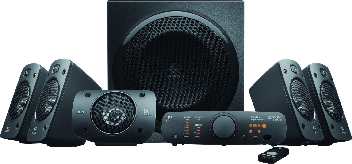 Logitech z906 set di altoparlanti 500 w universale nero 5.1 canali 67 w - 980-000468