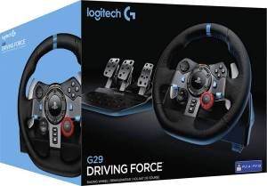Logitech g g29 sterzo + pedali playstation 3,playstation 4 analogico usb 2.0 nero - 941-000112