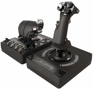 Joystick simulatore volo x56 h.o.t.a.s. rgb throttle and stick simulation controller black 945 000059