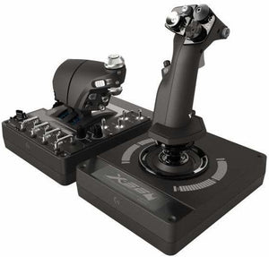 Joystick simulatore volo x56 h.o.t.a.s. rgb throttle and stick simulation controller black 945 000059