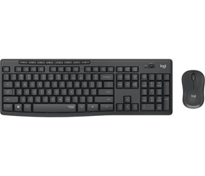 Logitech mk295 kit mouse e tastiera wireless – tecnologia silenttouch, tastierino numerico, tasti scelta rapida, tracciamento ottico avanzato, ricevitore usb nano, senza lag, meno 90% di rumore - 920-009797