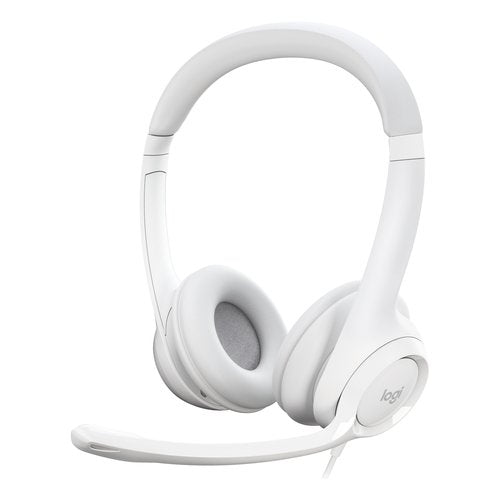 Logitech h390 auricolare cablato a padiglione ufficio usb tipo a bianco - 981 001286