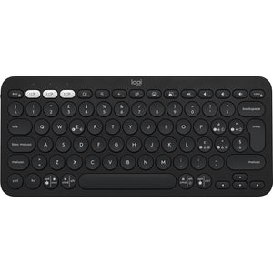 Tastiera per tablet logitech k380s pebble grafite - 920011819
