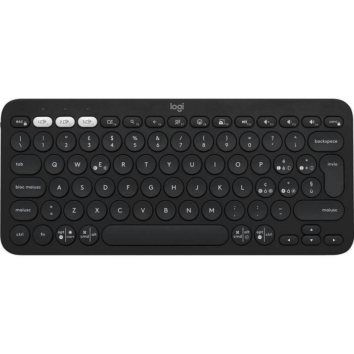Tastiera per tablet logitech k380s pebble grafite - 920011819