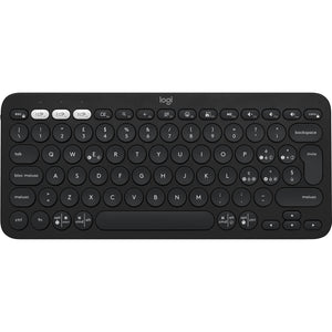 Tastiera per tablet logitech k380s pebble grafite - 920011819