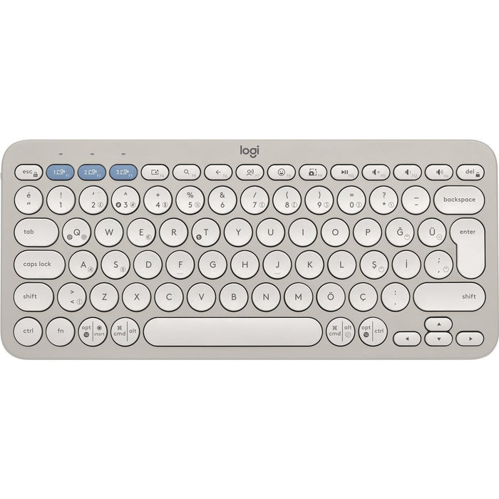 Tastiera per tablet logitech k380s pebble bianco - 920011820