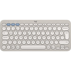 Tastiera per tablet logitech k380s pebble bianco - 920011820